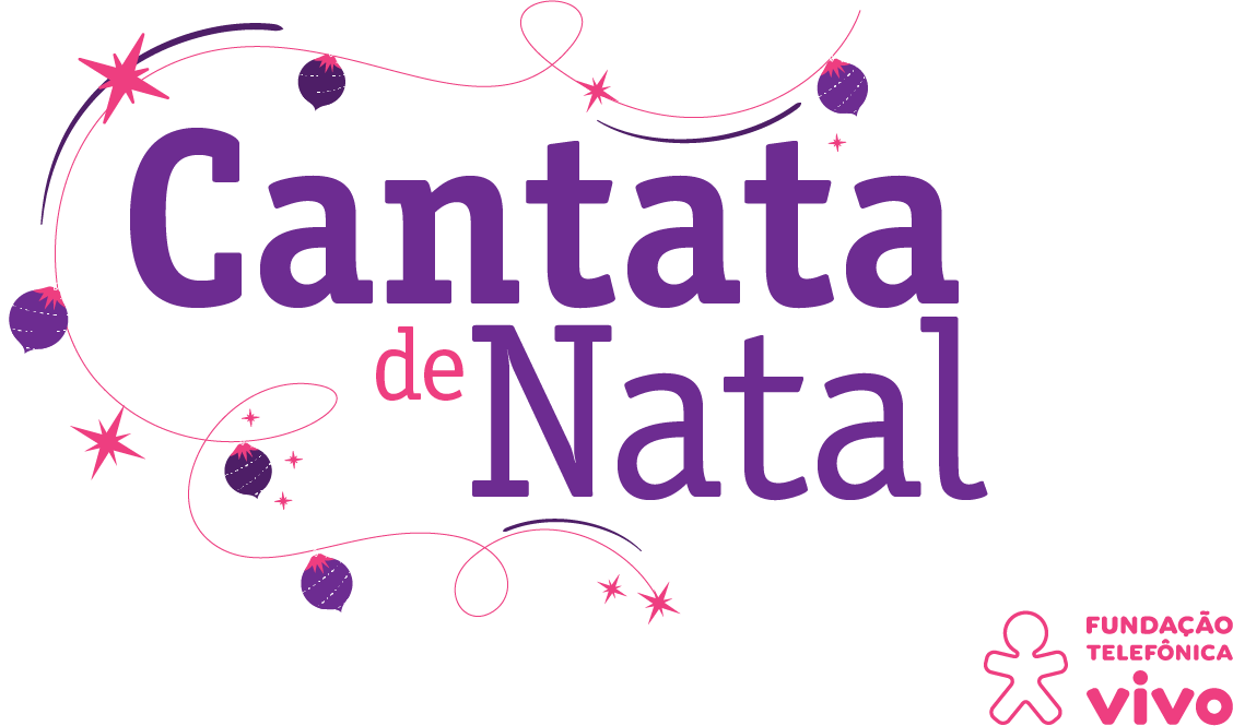 Logo Cantata de Natal Fundação Telefônica Vivo