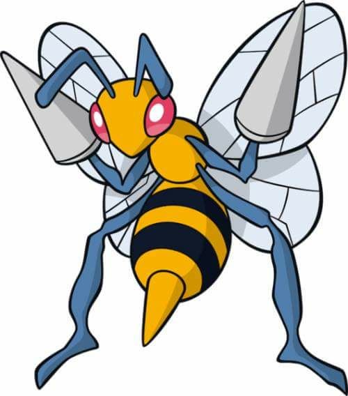 O Pokémon Beedrill, por exemplo, foi inspirado em uma abelha