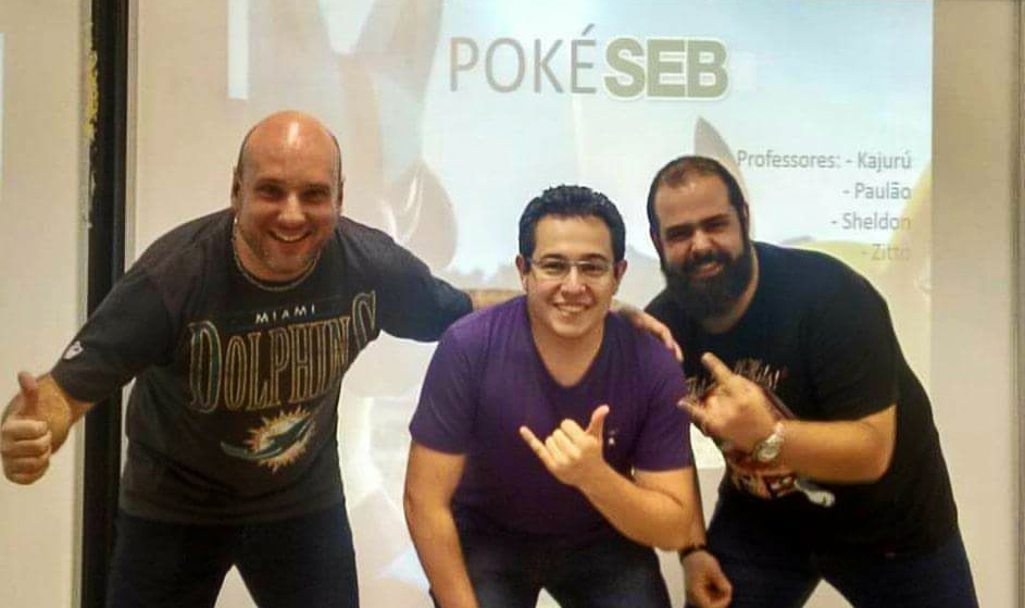 Os educadores Paulo Pellegrini, Lucas Benjamin e Zitto Rocha